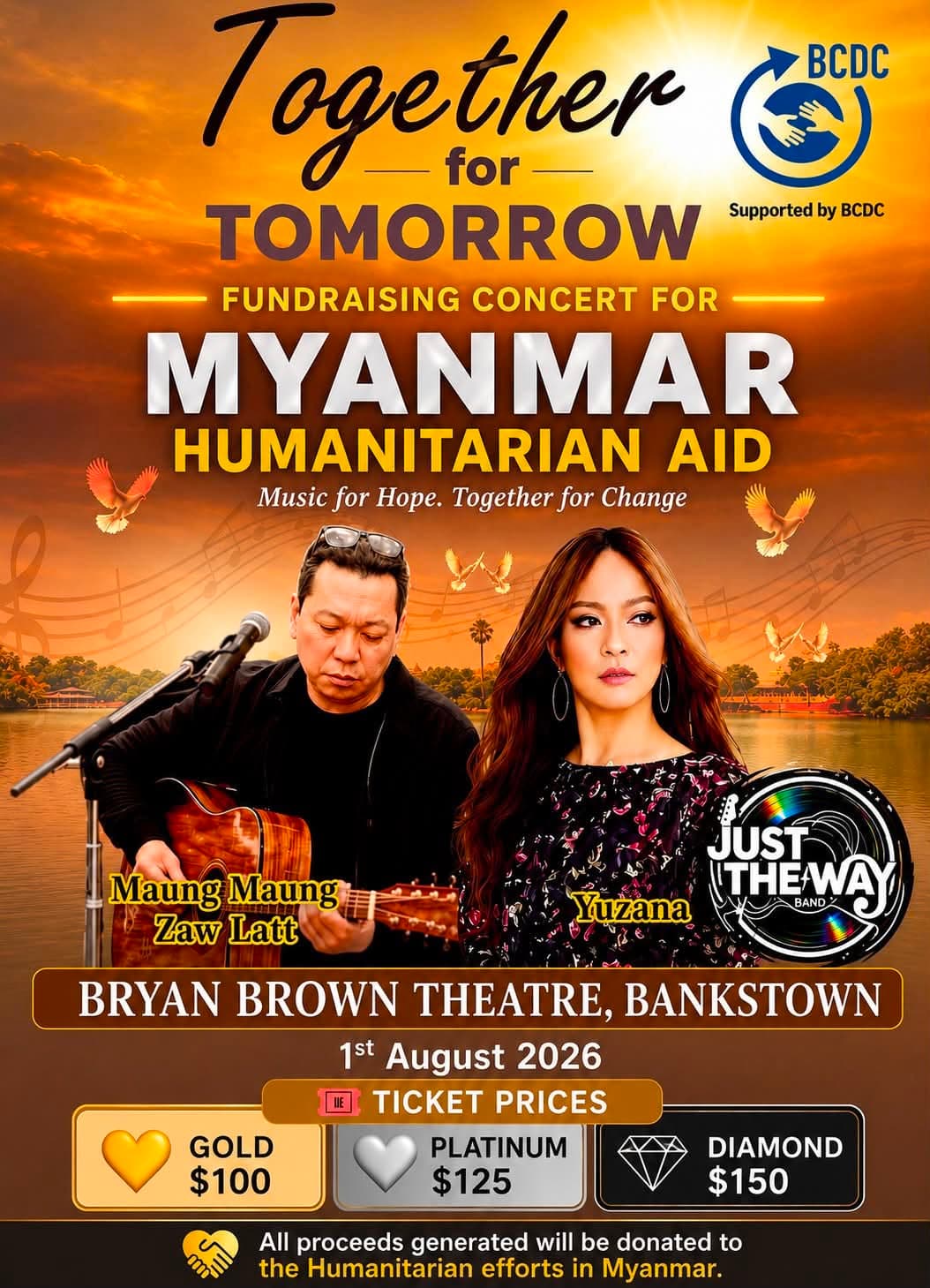 Together for Tomorrow event poster