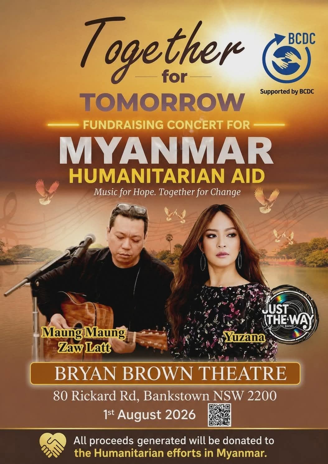 Together for Tomorrow event poster